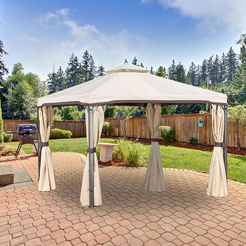 Garden Winds Bergamo Gazebo Replacement Canopy & Reviews | Wayfair